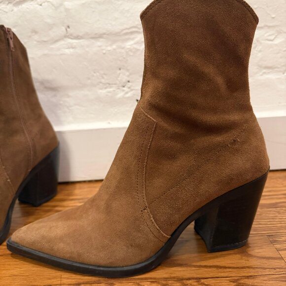 Zara brown suede boots US 8 - Picture 3 of 10